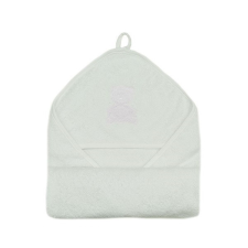  Vaganza Fürdőlepedő hímzett 110×110 - Fehér/Maci (Több minta) babatörülköző, kifogó