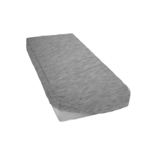 Vaganza Pamut Gumis Stretch Lepedő 80x160 cm - Melange szürke babaágynemű, babapléd