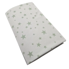 Vaganza Pamut strech lepedő 50x80cm - Oliva Csillag babaágynemű, babapléd