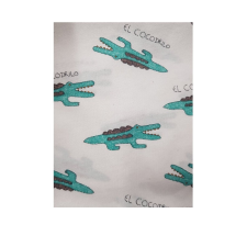  Vaganza Pamut strech lepedő mintás 60x120-70x140 - Krokodil babaágynemű, babapléd