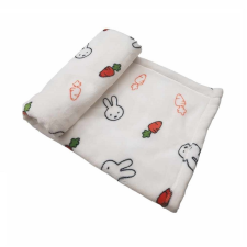 Vaganza Wellsoft Mintás babatakaró 70×90 - Nyuszi/Répa babaágynemű, babapléd