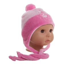 Vaganza Wellsoft Pilóta sapka hímzéssel 48 - Rózsaszín/Pink babasapka, sál