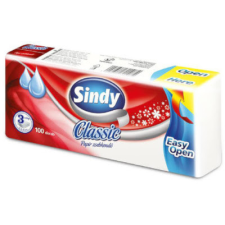 Vajda papír Sindy papírzsebkendő 100db 3 réteg Classic higiéniai papíráru