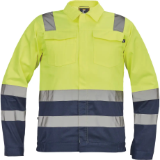  VALENCIA HV kabát sárga/navy 46