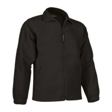 Valento DAKOTA, cipzáros unisex polár pulóver, Black-L
