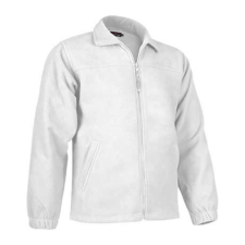 Valento DAKOTA, cipzáros unisex polár pulóver, White-L férfi pulóver, kardigán