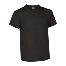 Valento TOP, unisex V-nyakú pamut póló, Black-XL
