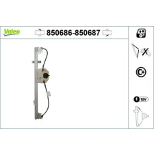 Valeo ablakemelő 850686 autóalkatrész