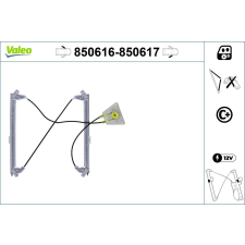 Valeo ablakemelő VALEO 850616 autóalkatrész