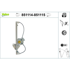 Valeo ablakemelő VALEO 851114 autóalkatrész