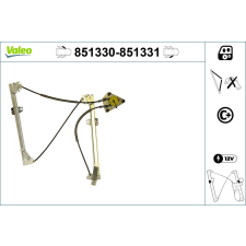 Valeo ablakemelő VALEO 851330 autóalkatrész