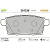Valeo fékbetétkészlet, tárcsafék 301336