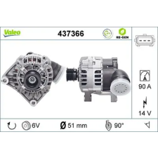 Valeo generátor 437366 autóalkatrész