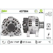 Valeo generátor 437584 autóalkatrész