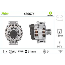 Valeo generátor 439671 autóalkatrész