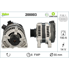 Valeo generátor VALEO 200003 autóalkatrész