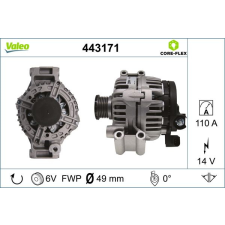 Valeo generátor VALEO 443171 autóalkatrész