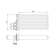 Valeo Hőcserélő, belső tér fűtés VALEO 811565 autóalkatrész