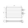 Valeo Hőcserélő, belső tér fűtés VALEO 811624