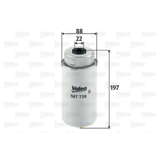 Valeo Üzemanyagszűrő VALEO 587739 üzemanyagszűrő