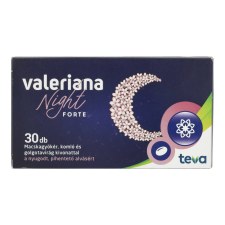 VALERIANA NIGHT FORTE KAPSZULA 30DB gyógyhatású készítmény