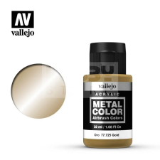 Vallejo Metal Color Gold 32 ml - akrilfesték 77725V akrilfesték