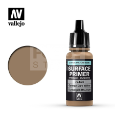 Vallejo Surface Primer Ger. Dark Yellow alapozófesték 17ml 70604V hobbifesték