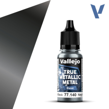 Vallejo True Metallic Metal - Obsidian Black Base akrilfesték 77140V akrilfesték