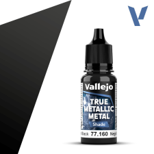 Vallejo True Metallic Metal - Obsidian Black Shade akrilfesték 77160V akrilfesték