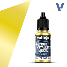 Vallejo True Metallic Metal - Radiant Yellow Light akrilfesték 77102V akrilfesték