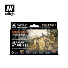Vallejo WWII German Waffen SS festékszett 70207 hobbifesték