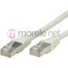 Value 21.99.0810 RJ45 Hálózati kábel, patchkábel CAT 6 S/FTP 10.00 m Szürke Kettős árnyékolás 1 db (21.99.081040)