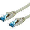 Value 21.99.0865 RJ45 Hálózati kábel, patchkábel CAT 6A S/FTP 5.00 m Szürke Kettős árnyékolás, Halogénmentes, Lángálló 1 db (21.99.0865)