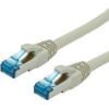 Value 21.99.0866 RJ45 Hálózati kábel, patchkábel CAT 6A S/FTP 7.00 m Szürke Kettős árnyékolás, Halogénmentes, Lángálló 1 db (JAB-2553116)
