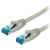 Value 21.99.0871 RJ45 Hálózati kábel, patchkábel CAT 6A U/UTP 1.00 m Szürke Árnyékolatlan 1 db (21.99.0871)
