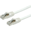 Value 21.99.1246 RJ45 Hálózati kábel, patchkábel CAT 6 S/FTP 2.00 m Fehér Kettős árnyékolás, Halogénmentes, Lángálló 1 db (21.99.1246)