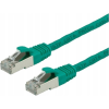 Value 21.99.1273 RJ45 Hálózati kábel, patchkábel CAT 6 S/FTP 7.00 m Zöld Kettős árnyékolás, Halogénmentes, Lángálló 1 db (21.99.1273)