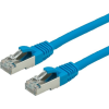 Value 21.99.1274 RJ45 Hálózati kábel, patchkábel CAT 6 S/FTP 7.00 m Kék Kettős árnyékolás, Halogénmentes, Lángálló 1 db (21.99.1274)