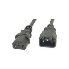 Value C14 -> C13 M/F hosszabbító tápkábel 3m fekete (19.99.1530) kábel és adapter