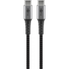 Value Goobay USB 3.1 C/M - C/M 2m textil kábel
