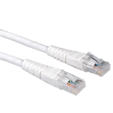 Value Kábel UTP CAT6 LSOH, kihúzás gátló, 5m, fehér (21.99.1066-70) kábel és adapter