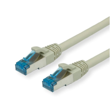 Value Patch kábel S/FTP, CAT6A, 3m, szürke kábel és adapter