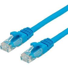 Value Patch kábel UTP CAT6a, kihúzás gátló, 1m, kék (21.99.1451) kábel és adapter
