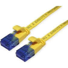 Value Patch kábel UTP CAT6a lapos kivitel, 1m, sárga ( ) kábel és adapter