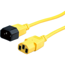 Value Roline 19.08.1526 Áram Csatlakozókábel Sárga 0.80 m (JAB-6003127) kábel és adapter