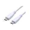 Value USB-C 3.2 apa - USB-C 3.2 apa Adat- és töltőkábel 1m - Fehér (11.99.9057-10)