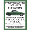 VALUEGUIDE INC Porsche 914/4 & 914/6 1970-1976 Workshop Manual – Velocepress