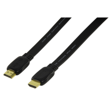Valueline HDMI Audio Video Ethernet kábel v1.4, 3.0m (flat) audió/videó kellék, kábel és adapter