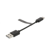 Valueline USB 2.0-C apa - USB A apa Kábel 0.10 m - Fekete kábel és adapter