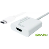 Valueline USB 3.1 Type C HDMI Átalakító Fehér 10cm 12.99.3210-10